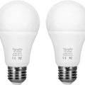 Dusk to Dawn Light Bulb 7W E26 Smart Sensor LED Bulbs Built-In Photosensor Detection with Auto Switch Outdoor Indoor LED Lighting Lamp for Porch Front Door Garage Basement (Cool White, 2 Pack)