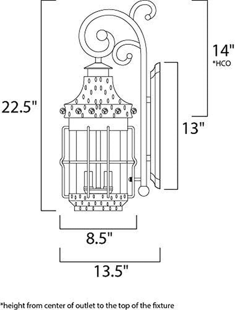 Lighting Ntucket 3-Light Outdoor Wall Lantern | Country Forge Finish | Seedy Glass Shade | Early American Outdoor Wall Lantern for Front Doors and Entryways | Wet-Location Rated | 30084CDCF