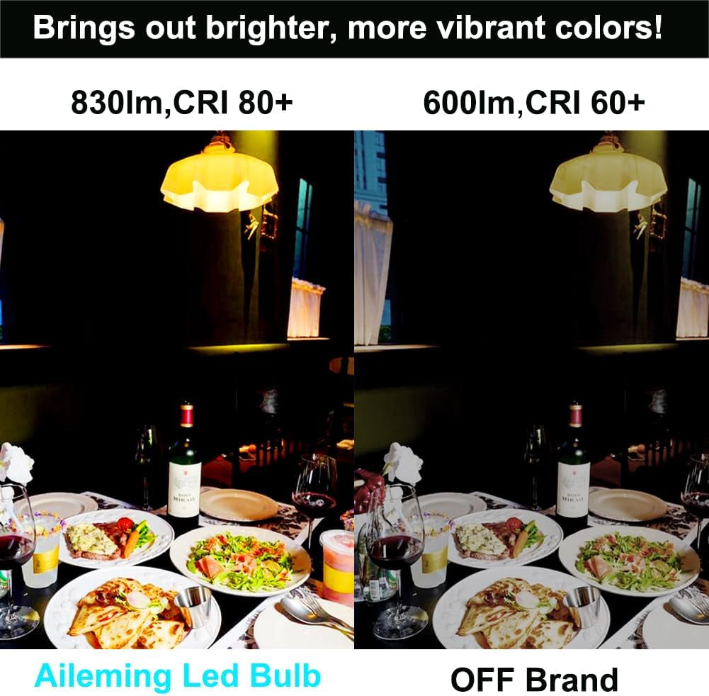 E26 A60 9W Smart LED Bulb with 2.4Ghz Remote Control, for Bedroom, Mood Soothing, 60W Equivalent 800Lm,Stepless Dimmable 3000-6500K,1 Bulb &1Remote