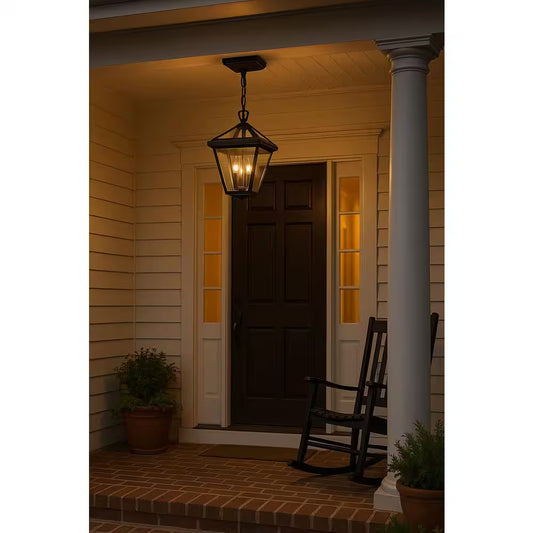 Alford Place Large Museum Black Outdoor Hanging Lantern