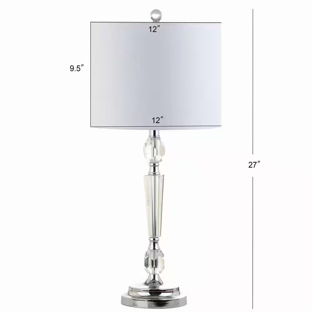 Victoria 27 In. Crystal Table Lamp (Set of 2)