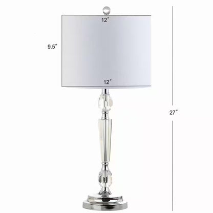 Victoria 27 In. Crystal Table Lamp (Set of 2)