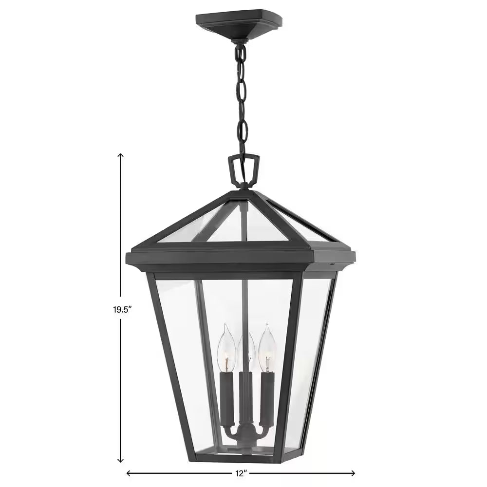 Alford Place Large Museum Black Outdoor Hanging Lantern