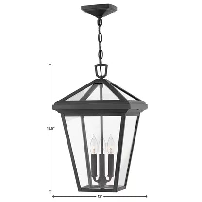 Alford Place Large Museum Black Outdoor Hanging Lantern