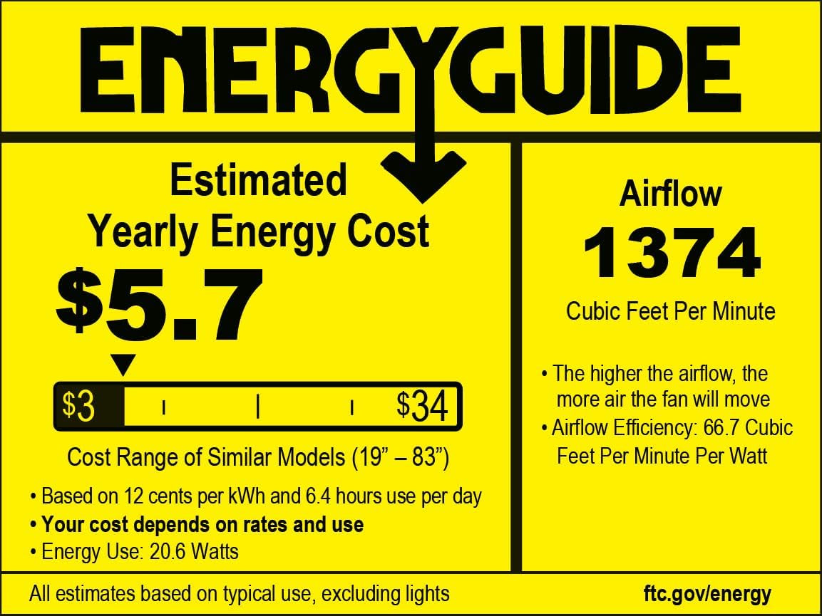 23-FD-245-322 Janus Luxe LED Chandelier Ceiling Fan with Light and Remote, Crystal Drum Fandelier with 6-Light 48 Total Watts, 10" H X 23" W, Matte Black