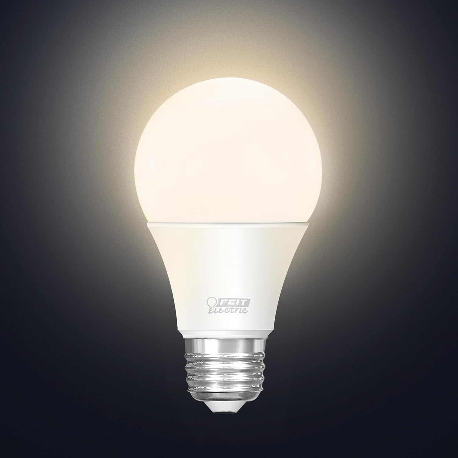 OM60/927CA/AG 60W Equivalent Wifi Dimmable, No Hub Required, Alexa Google Assistant A19 Smart LED Light Bulb, 4.4" H X 2.3" D, 2700K Soft White