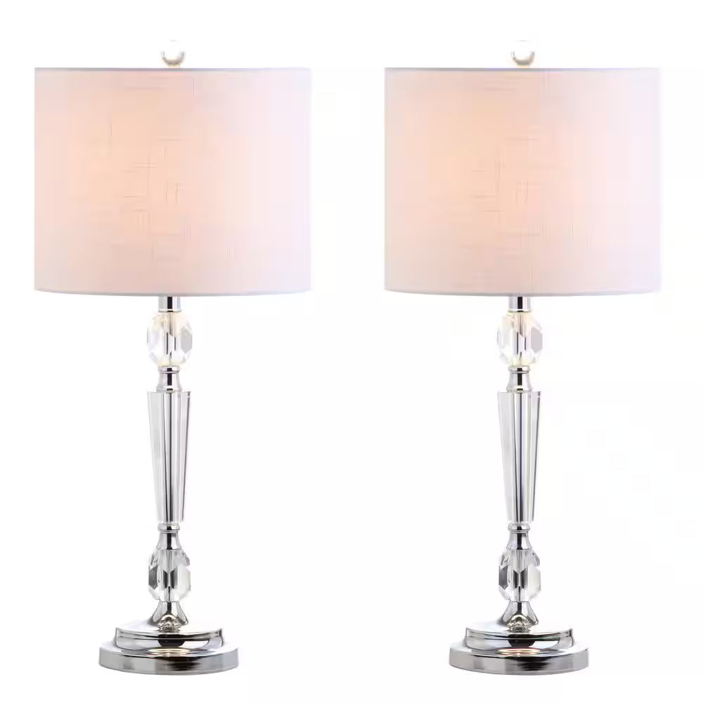 Victoria 27 In. Crystal Table Lamp (Set of 2)