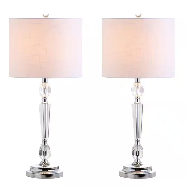 Victoria 27 In. Crystal Table Lamp (Set of 2)