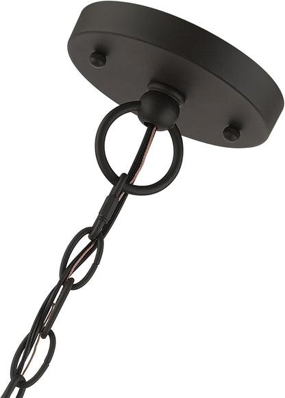 Lighting 27378-07 Adams - 4 Light Extra Large Outdoor Pendant in Traditional Style-31 Inches Tall and 14.25 Inches Wide, Finish Color: Bronze/Antique Brass