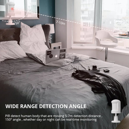 Zigbee 3.0 Motion Sensor Detector Smart Sensor Home Security System PIR Motion Sensor Work with Tuya Smart Life App