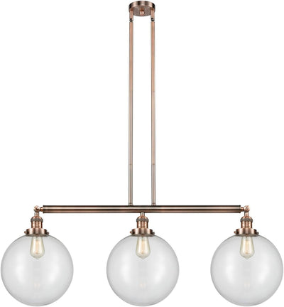 3-Light Island Light, Antique Copper