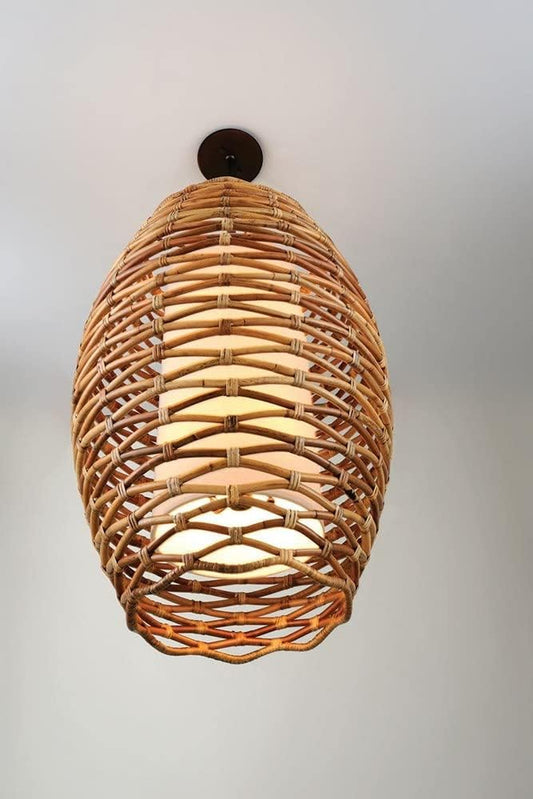 Balboa 1-Light Wall Sconce | Textured Bronze Finish | Made of Hand-Worked Iron & Natural Woven | 10.25" W X 14.5" H Profile | Rattan Shade | B6741-TBZ