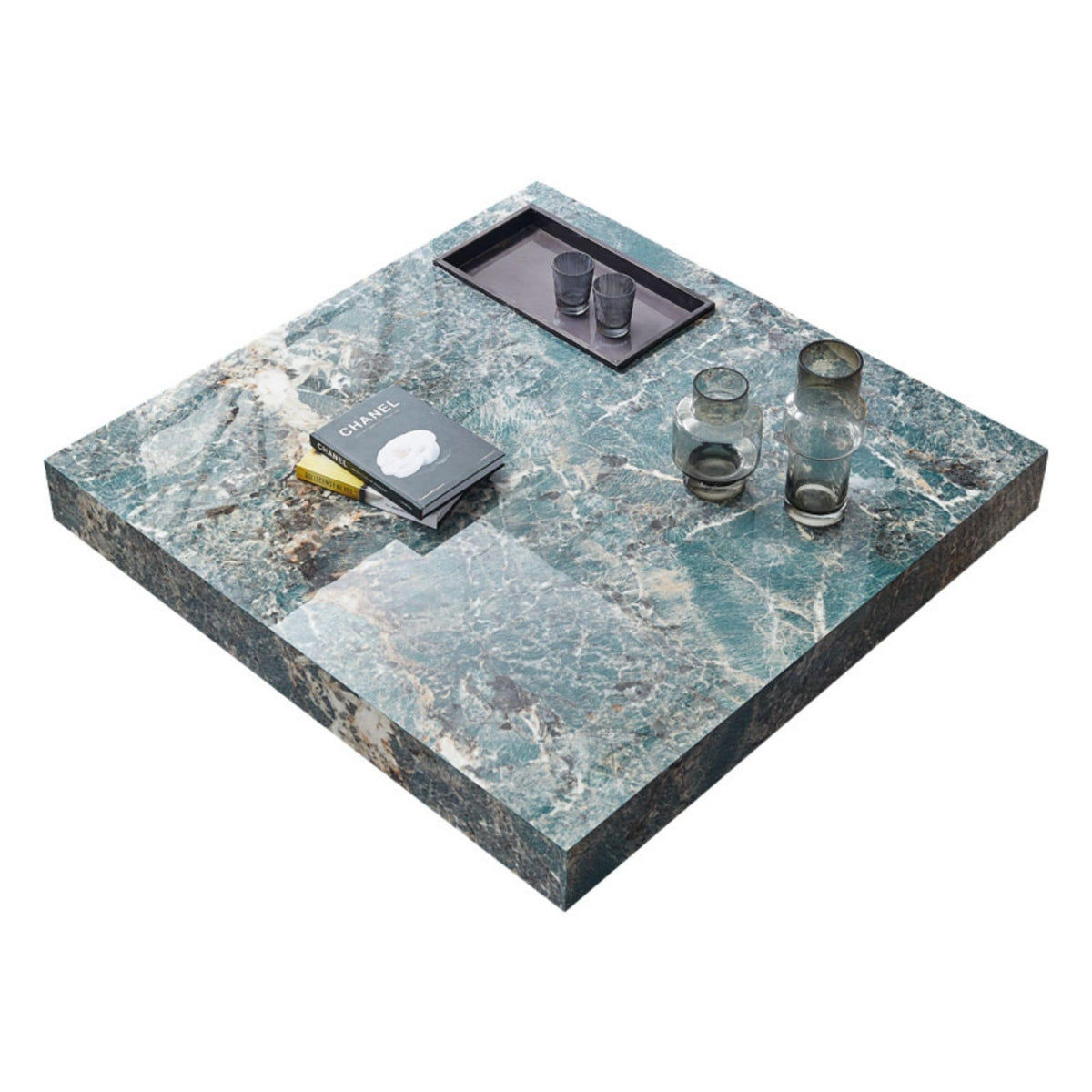 Light Luxury Sintered Stone Square Coffee Table