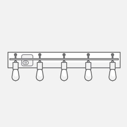 Georgia 1-Light 11 In. Aged Iron Wall Sconce with White Linen Shade