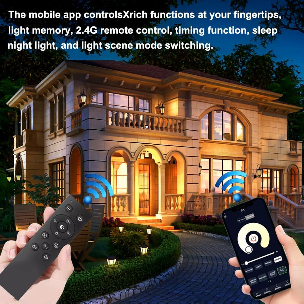 E26 A60 9W Smart LED Bulb with 2.4Ghz Remote Control, for Bedroom, Mood Soothing, 60W Equivalent 800Lm,Stepless Dimmable 3000-6500K,1 Bulb &1Remote