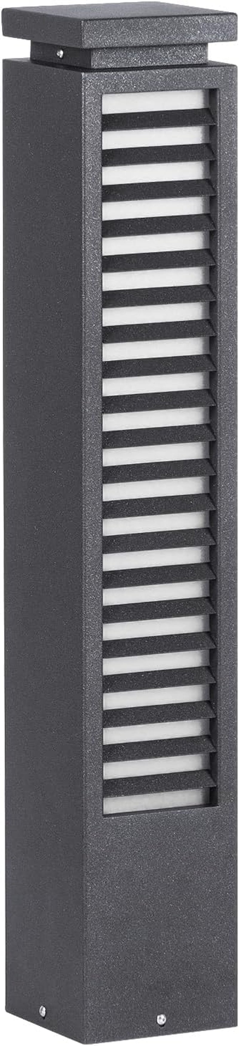 Outdoor Pathway Lights, 27.6" AC 100-240V Bollard Lights, IP65 Waterproof Path Light, 3000K LED Bollard Landscape Lighting, Modern Commercial Curb Appeal Light for Garden Driveway Sidewalk Lawn