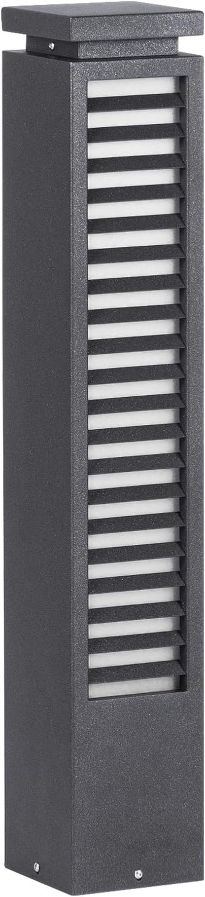 Outdoor Pathway Lights, 27.6" AC 100-240V Bollard Lights, IP65 Waterproof Path Light, 3000K LED Bollard Landscape Lighting, Modern Commercial Curb Appeal Light for Garden Driveway Sidewalk Lawn