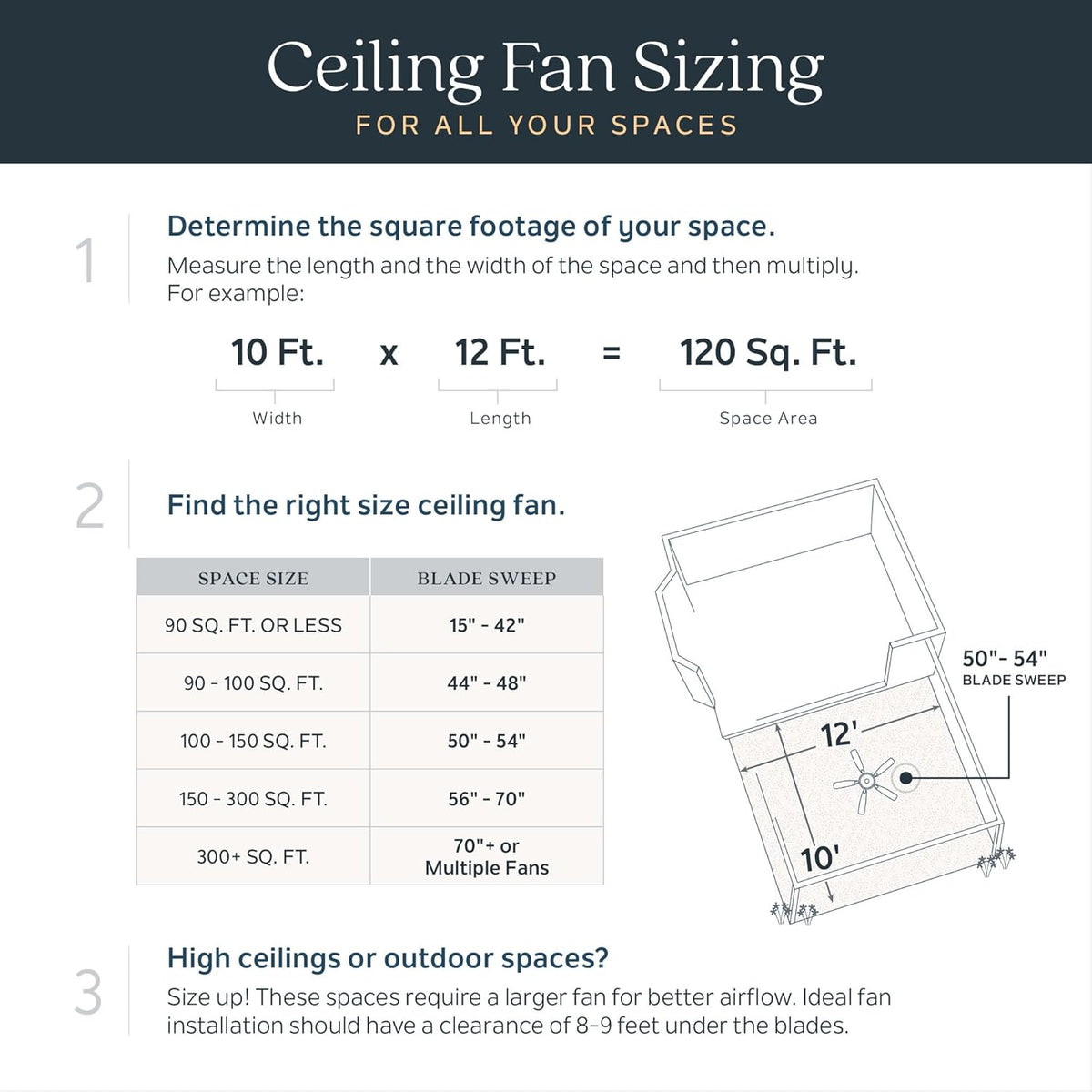 Gentry XL 65" Ceiling Fan with LED Light, Distressed Black