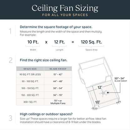 Gentry XL 65" Ceiling Fan with LED Light, Distressed Black