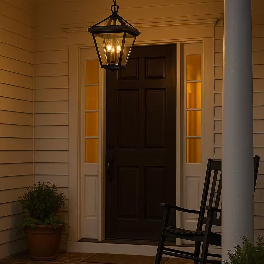 Alford Place Large Museum Black Outdoor Hanging Lantern