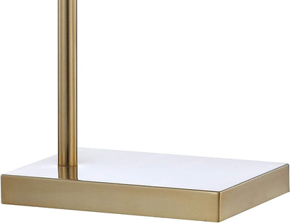 Marcel 21" Art Deco Mid-Century Globe Table Lamp, Brass Gold