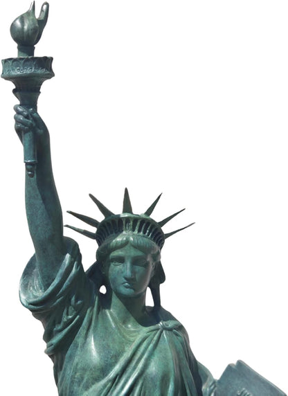 Bronze Statue of Liberty Figurine Lady Freedom Sculpture Decor