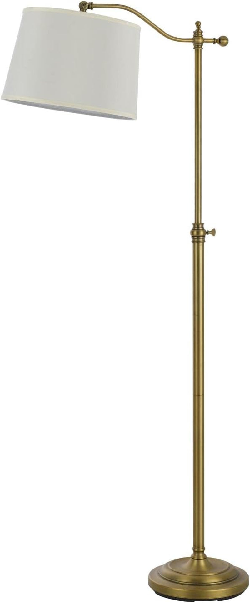 Lighting BO-2205FL-AB Transitional One Light Floor Lamp from Wilmington Collection in Brass - Antique Finish, 28.00 Inches, Copper