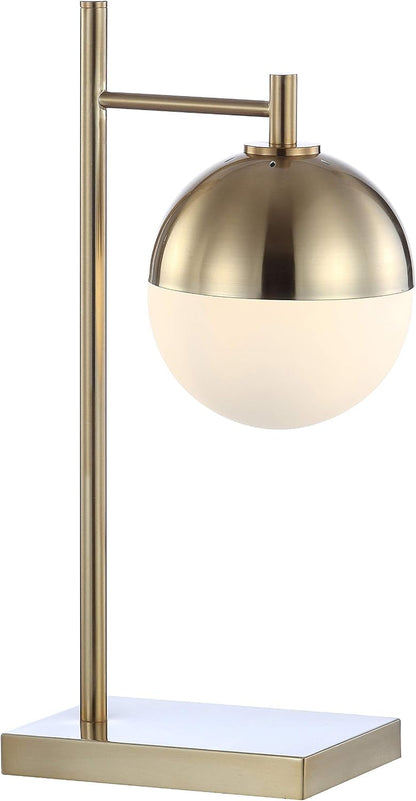 Marcel 21" Art Deco Mid-Century Globe Table Lamp, Brass Gold