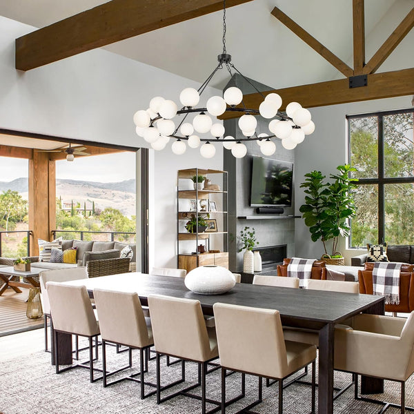 Dining Room Chandelier 60 Inch Sputnik Chandeliers for High Ceilings Large